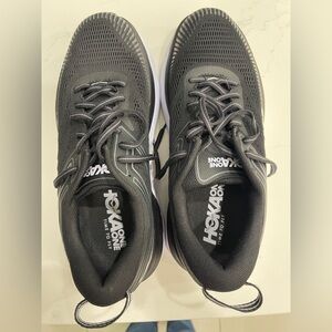 Hoka Bondi Womens Black Running Shoes 9.5D